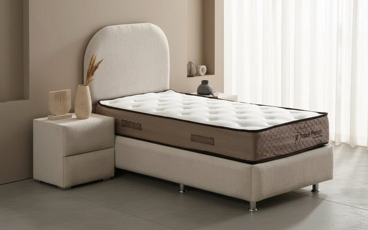 Lit coffre jade chenille-SAN