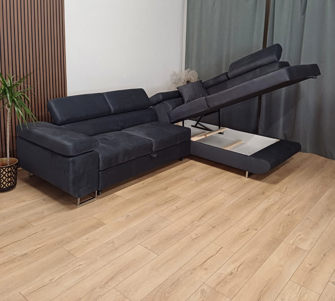 CANAPE ERM-TOULOUSE ANGLE DROIT CONVERTIBLE 275x205cm