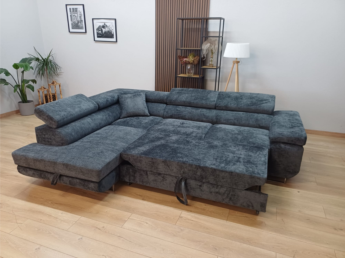 CANAPE ERM-TOULOUSE ANGLE GAUCHE CONVERTIBLE GAUCHE 275x205cm