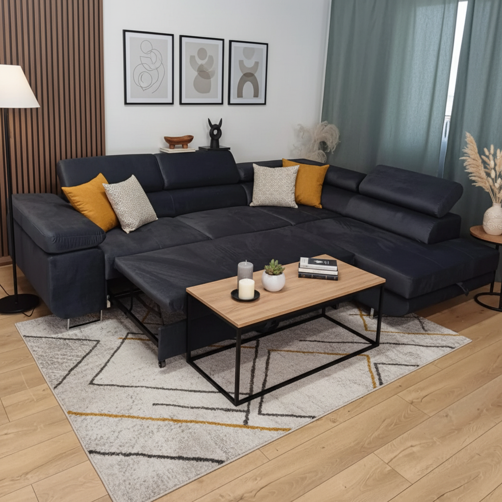 Canapé ERM-Toulouse angle droit convertible