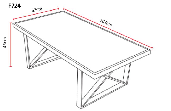 TABLE BASSE LEVANTO GOLD MARBRE BLANC 120x60x45 cm