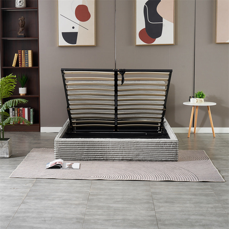 LIT COFFRE MAIA COTELE GRIS