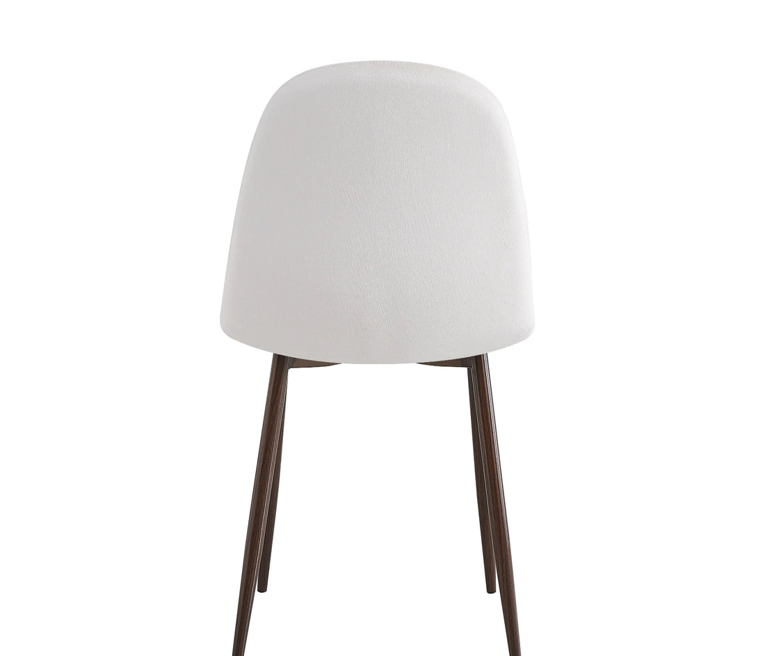 CHAISE ERM-SCANDINAVE PIED EFFET NOYER VELOURS BEIGE