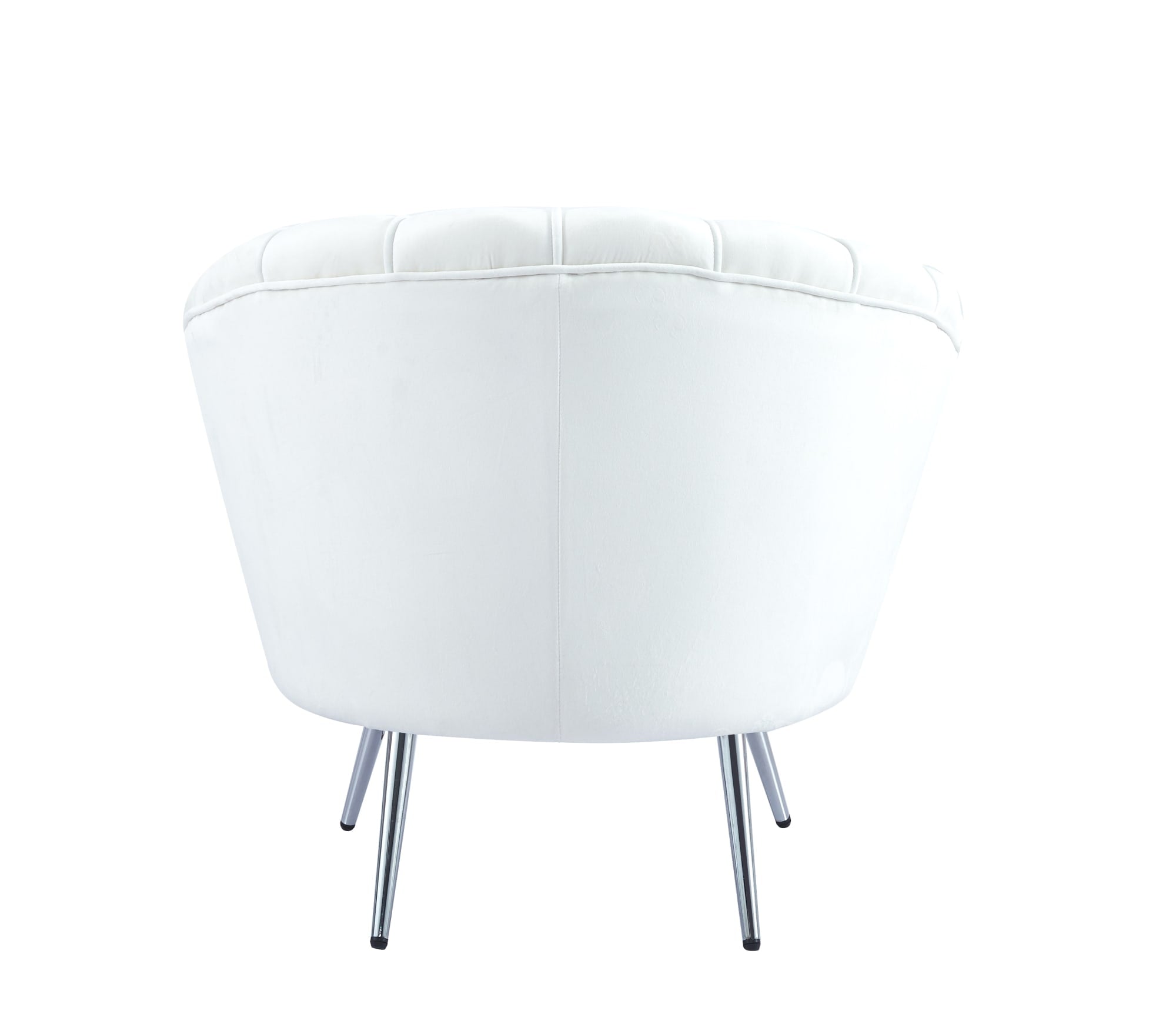 Fauteuil NYMPHEA Chrome en velours