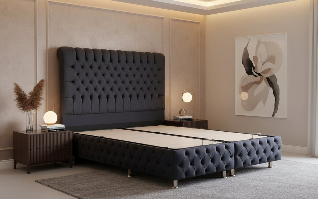 Lit coffre Luna anthracite-SAN