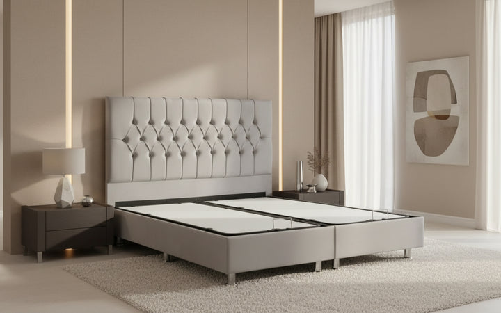 Lit Coffre Hugo gris-SAN