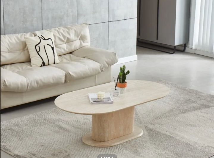 TABLE BASSE GDM-LÉA TRAVERTIN