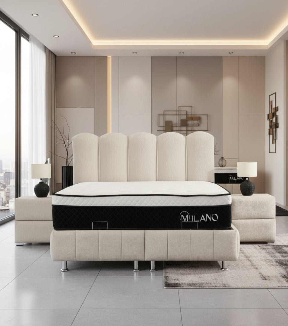 Lit coffre Eva beige-SAN