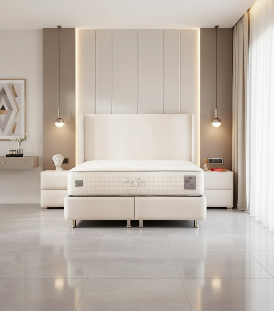 Lit Coffre Coco beige-SAN