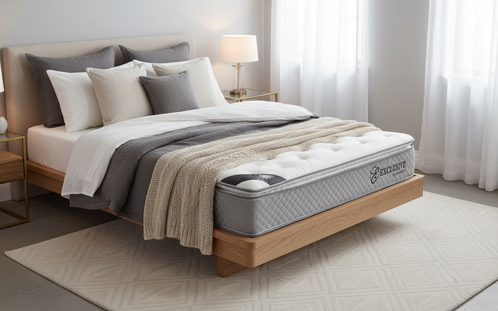 (Matelas SAN 140x190x32 Eclusive Gris