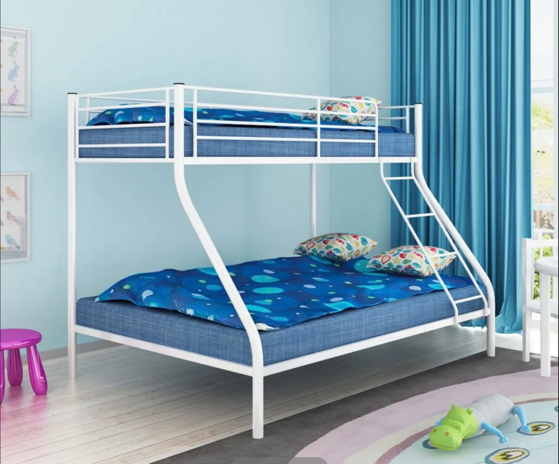 LIT SUPERPOSÉ BOB BLANC 90X190cm + 140X190cm