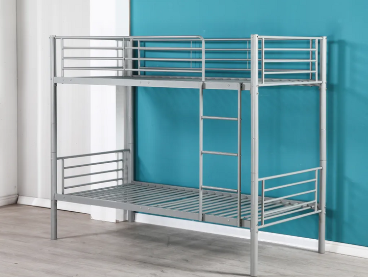 Lit superposé Séparable métal LUNA 1+1 90x190 cm sommier inclus
