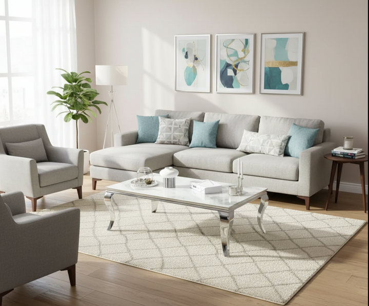 TABLE BASSE GDM-BAROQUE MARBRE