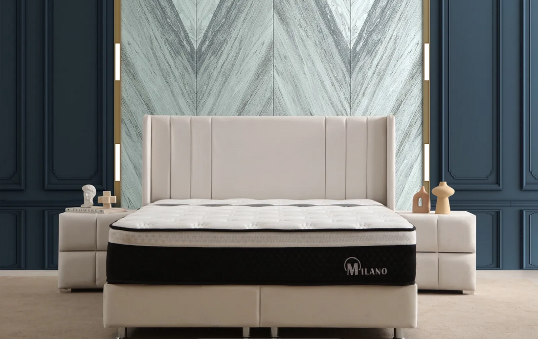 Lit coffre alma blanc cassé-SAN