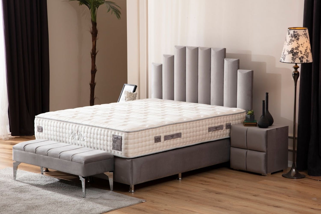 Lit Coffre Natura Gris-SAN