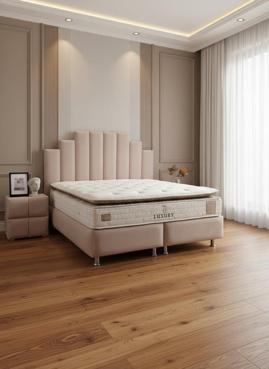 Lit Coffre Natura Beige-SAN