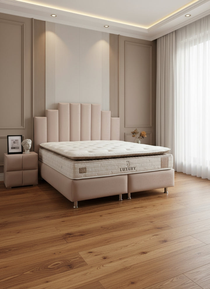 Lit Coffre Natura Beige-SAN