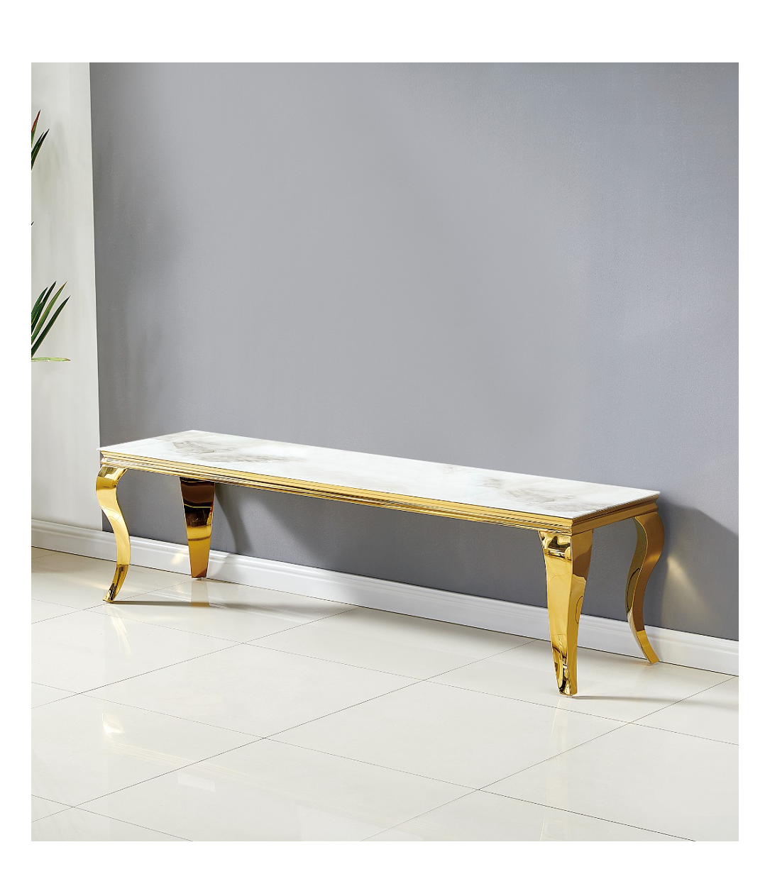 Meuble tv GDM BAROQUE MARBRE DORE