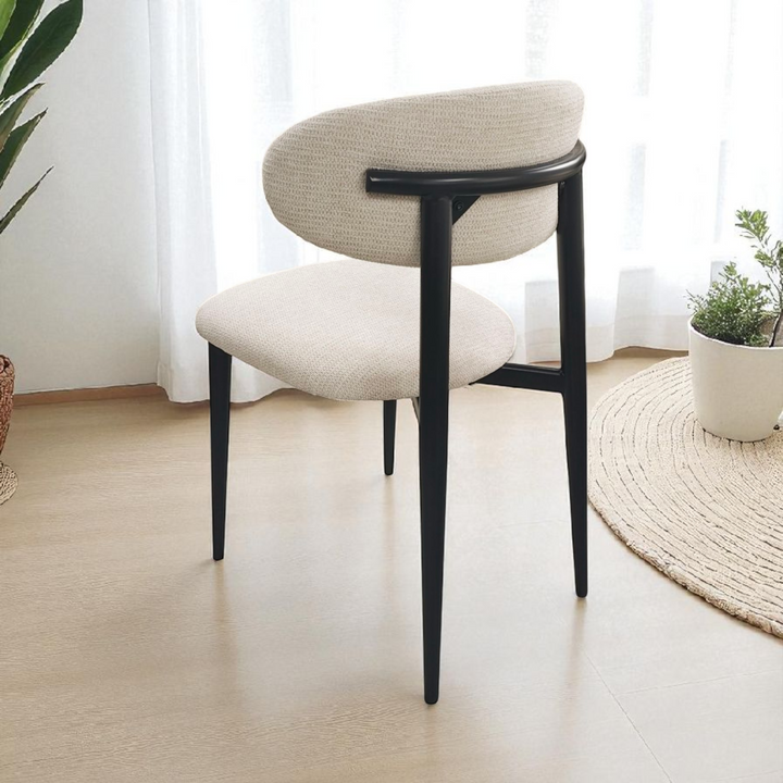 CHAISE GDM BOHÈME CHENILLE BEIGE