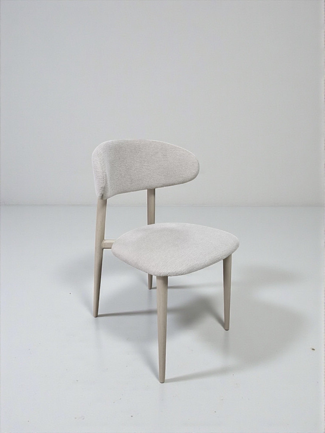 CHAISE GDM BOHEME CHENILLE GRISE NOYER