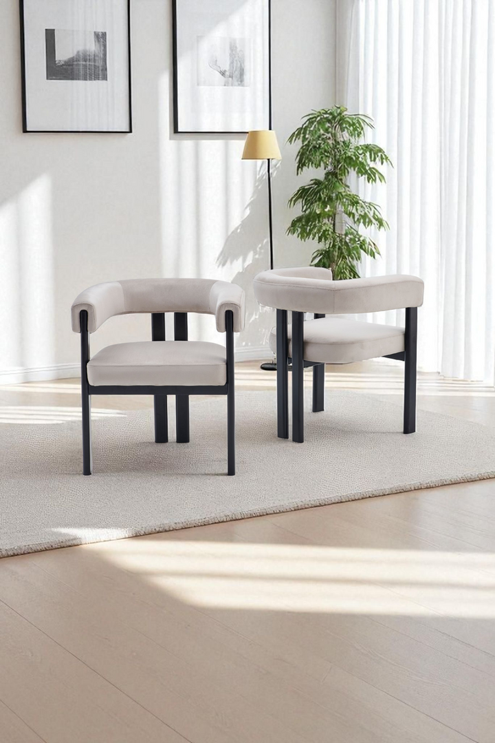 CHAISE GDM LIORA SAN TAUPE NOIR