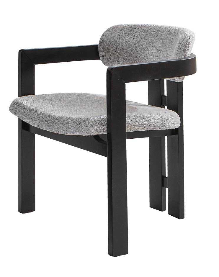 CHAISE ELF ATLANTIS GRIS/NOIR