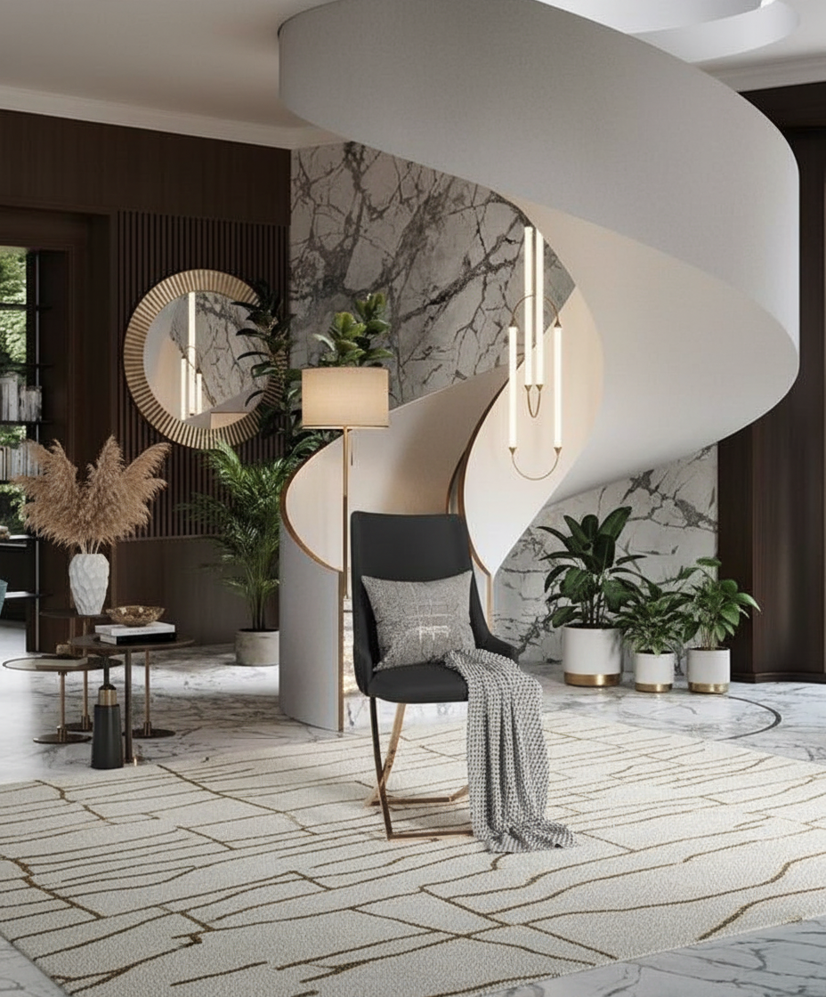 CHAISE ELF REBEKA NOIR/OR