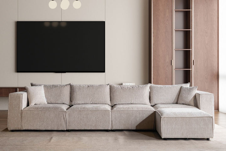 Canapé Élégance -SAN Modulable Marbella Beige 4+1