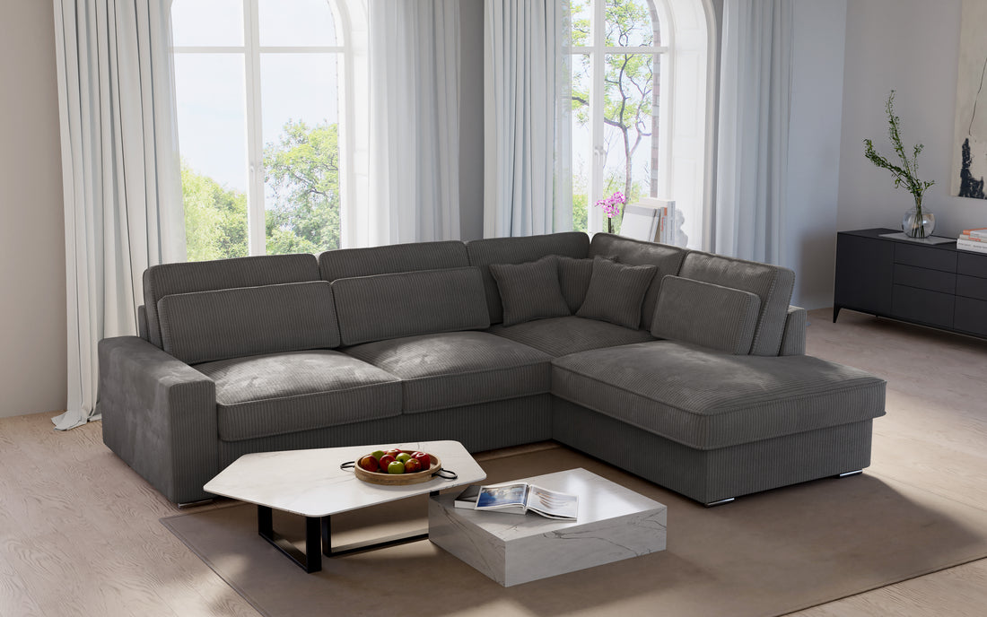 Canapé D’angle Lexus-SAN Cotelé Gris