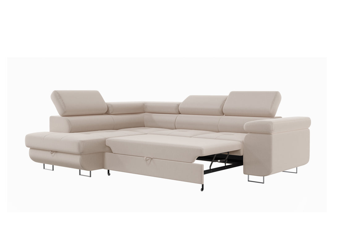 Canapé D’angle Convertible Tony-SAN beige