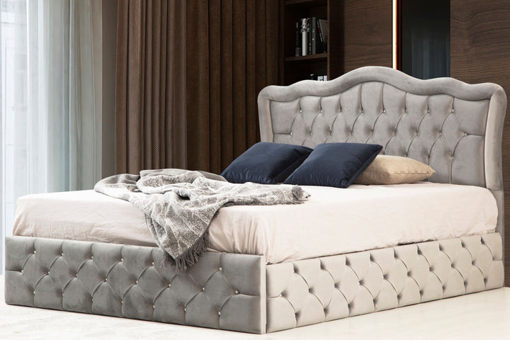 Cadre De Lit Venise-SAN 160x200 Gris