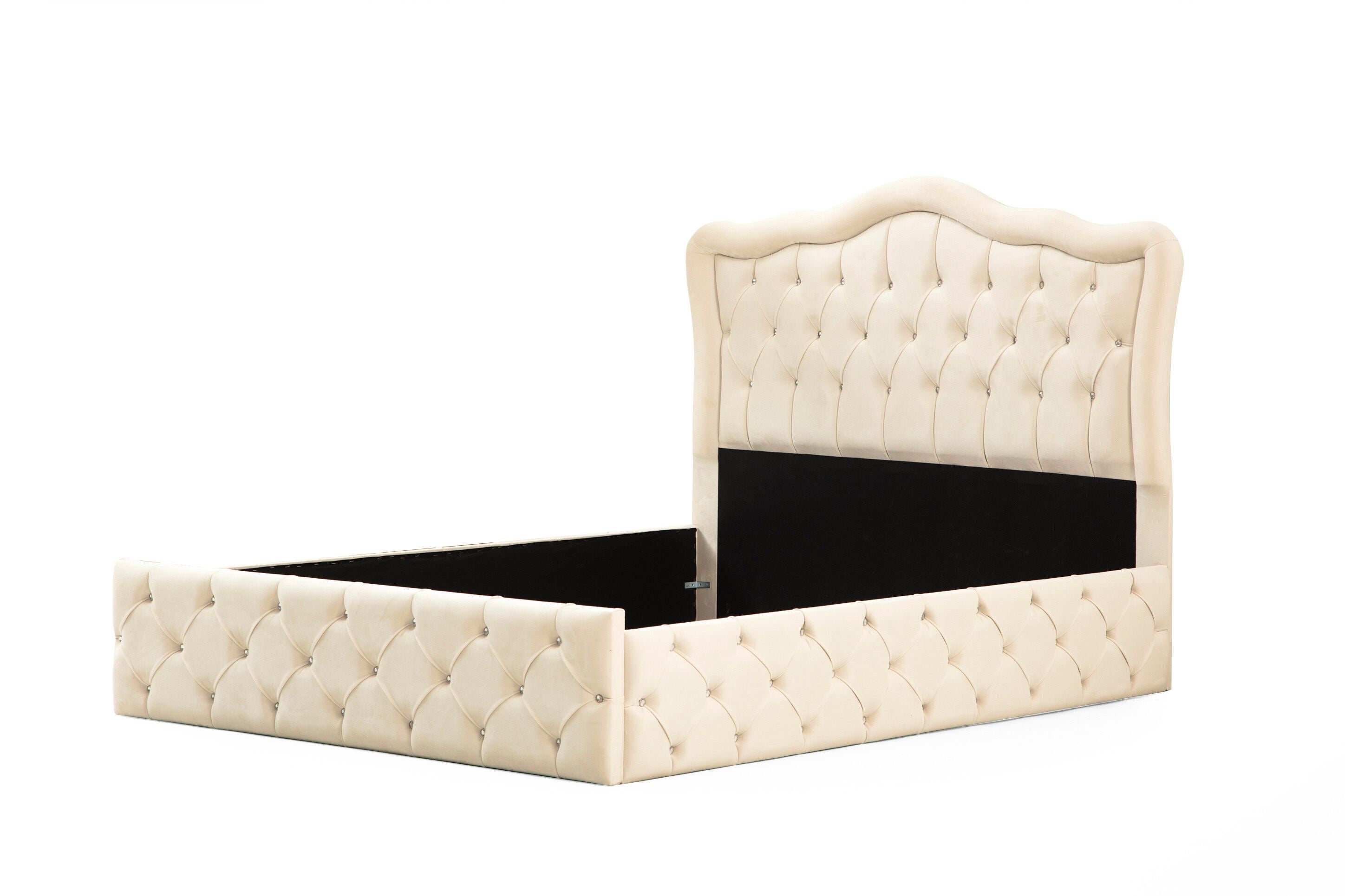 Cadre De Lit Venise-SAN 180x200 beige