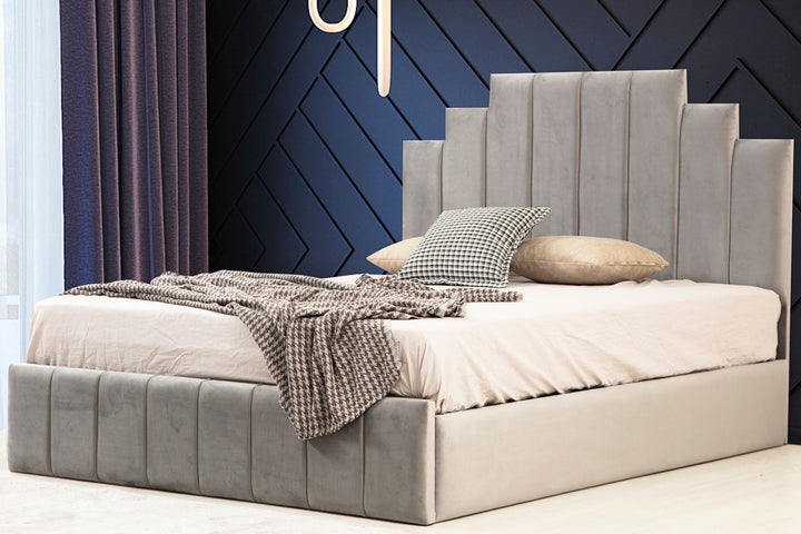 Cadre De Lit Natura-SAN 180x200 Gris