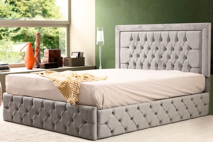 Cadre De Lit Roma 180x200 Gris