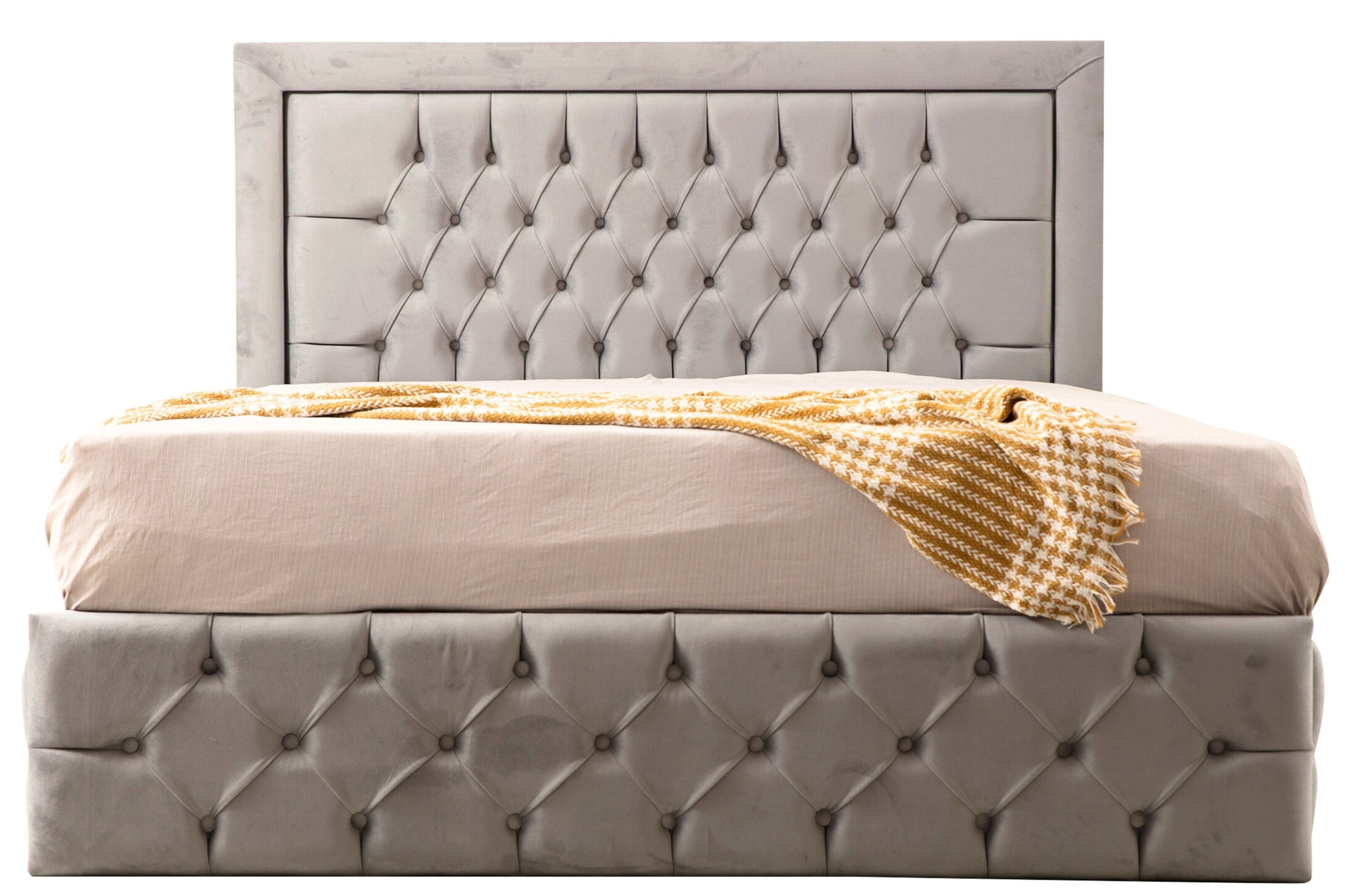 Cadre De Lit Roma 180x200 Gris