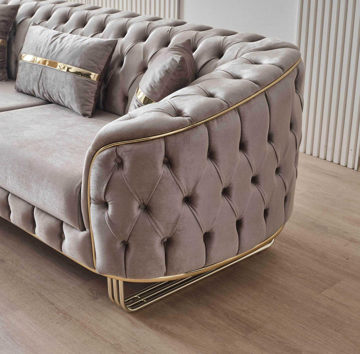 Canapé ARTEMIS-ELF 3+2+1 BEIGE