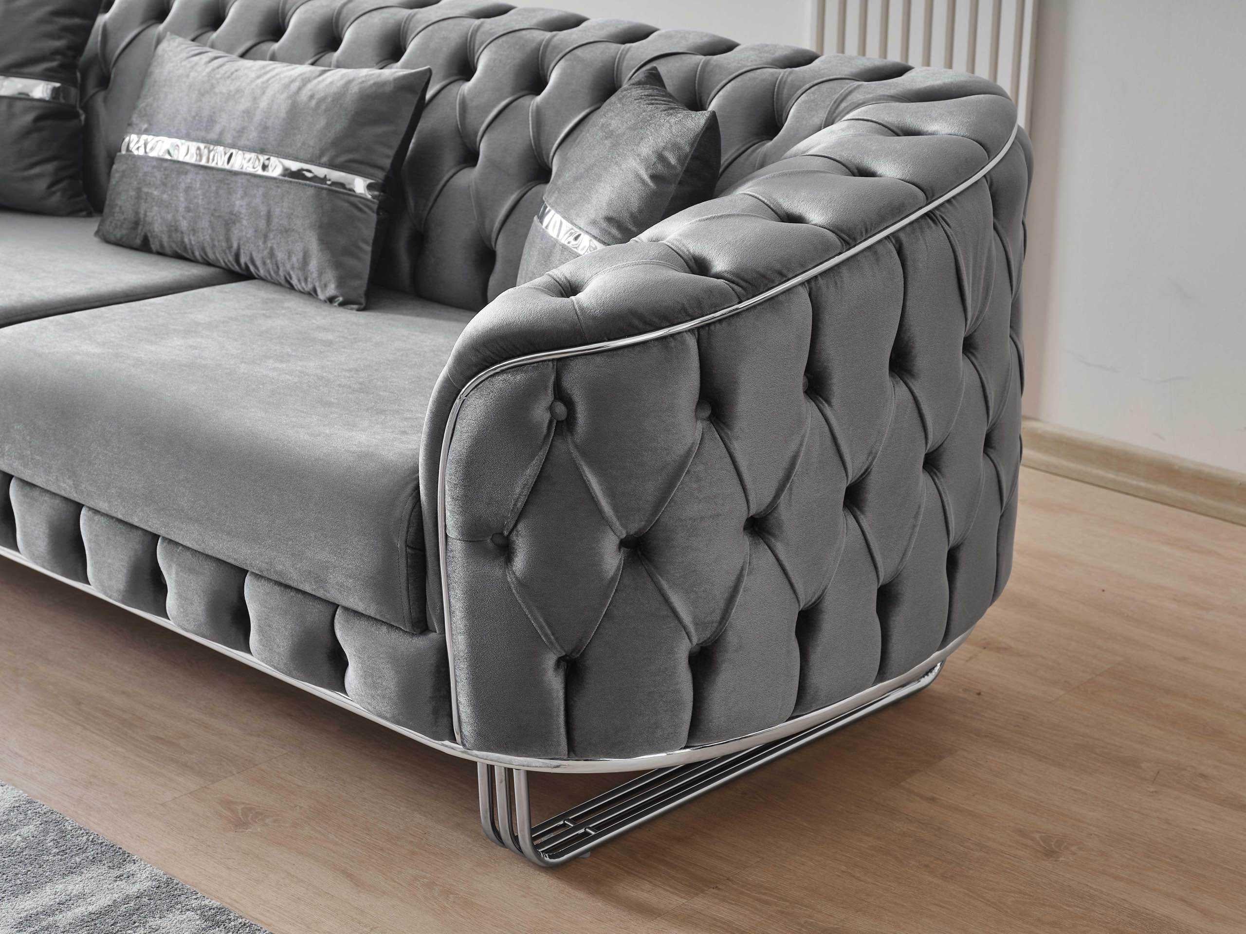 Canapé ARTEMIS-ELF 3+2+1 GRIS