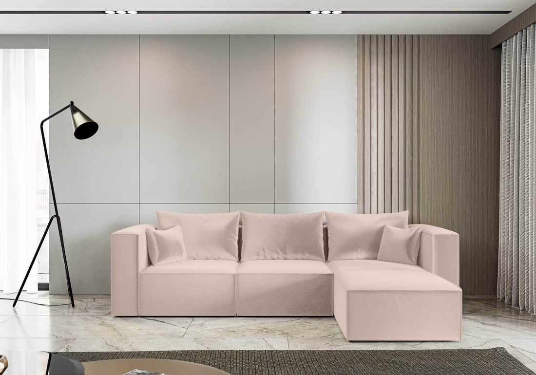 Canapé ANGLE POPPY beige