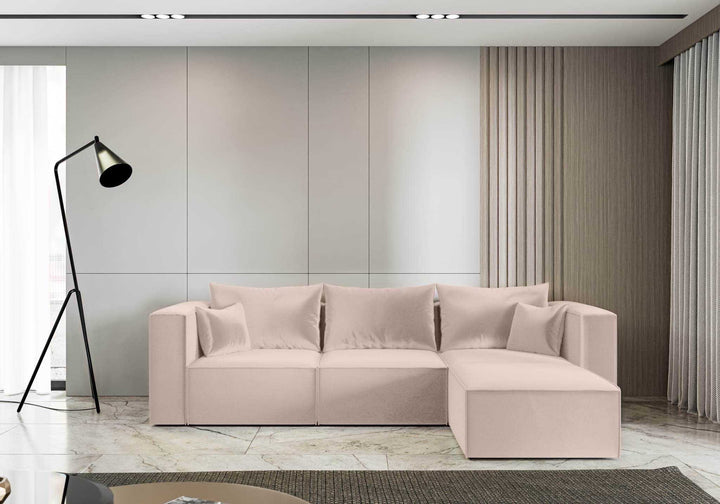 Canapé ANGLE POPPY beige