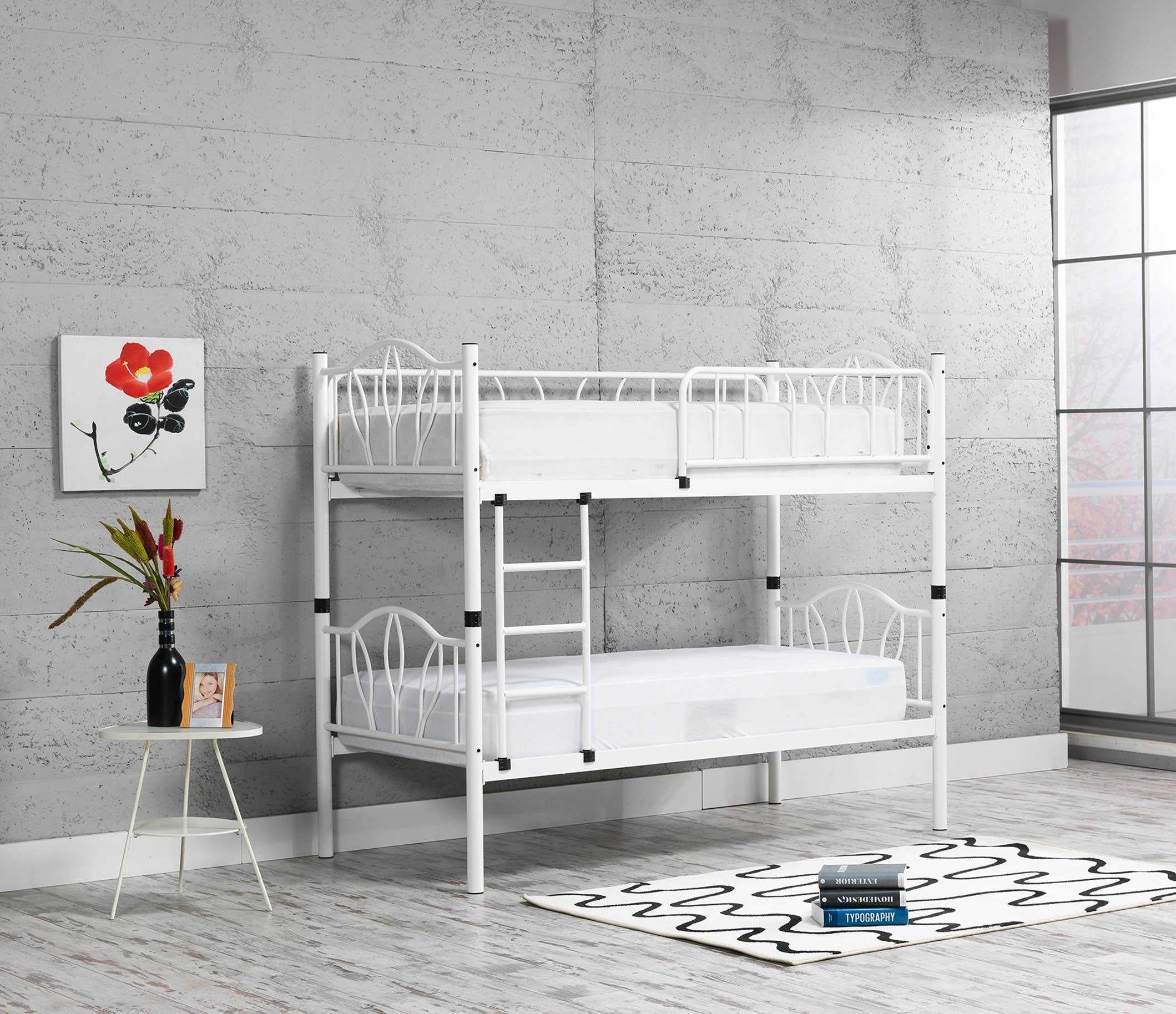 LIT SUPERPOSE METAL PAPATYA BLANC 90x190 + 90x190