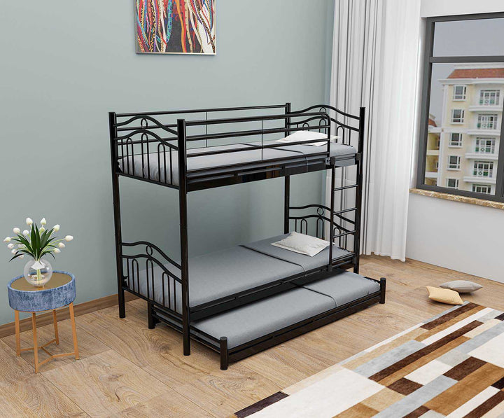 LIT SUPERPOSE METAL BOSTON NOIR 90x190 + 90x190