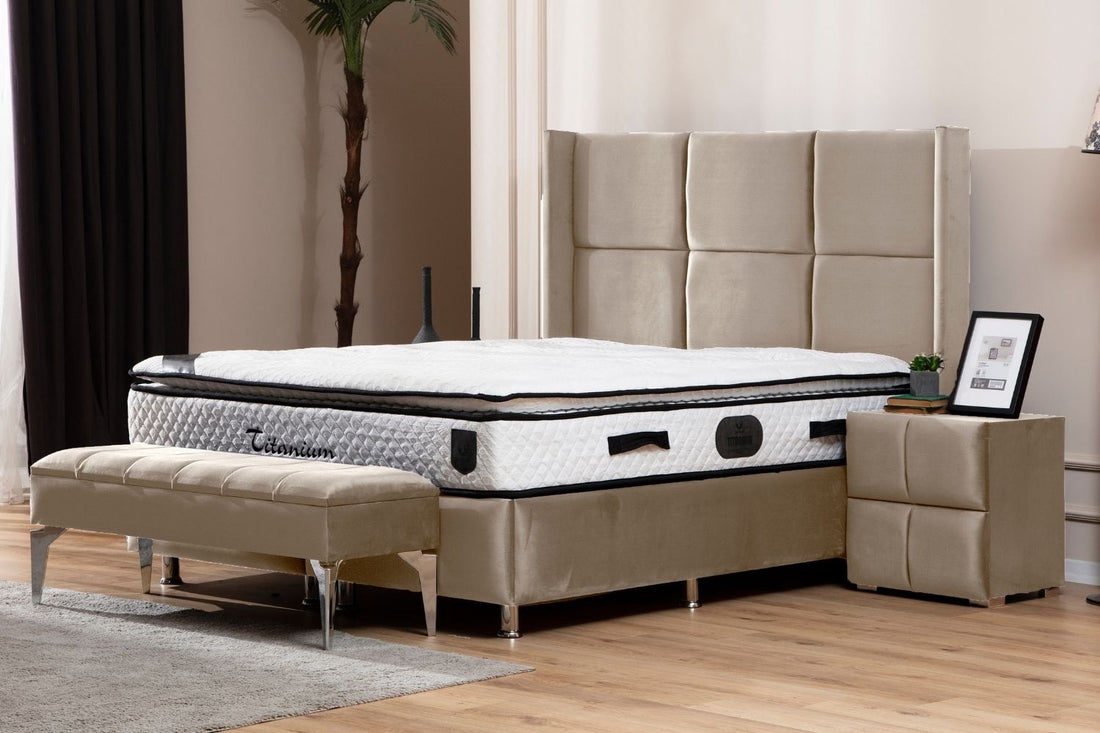 Lit Coffre Rio 180x200 Beige