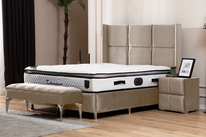 Lit Coffre Rio 180x200 Beige