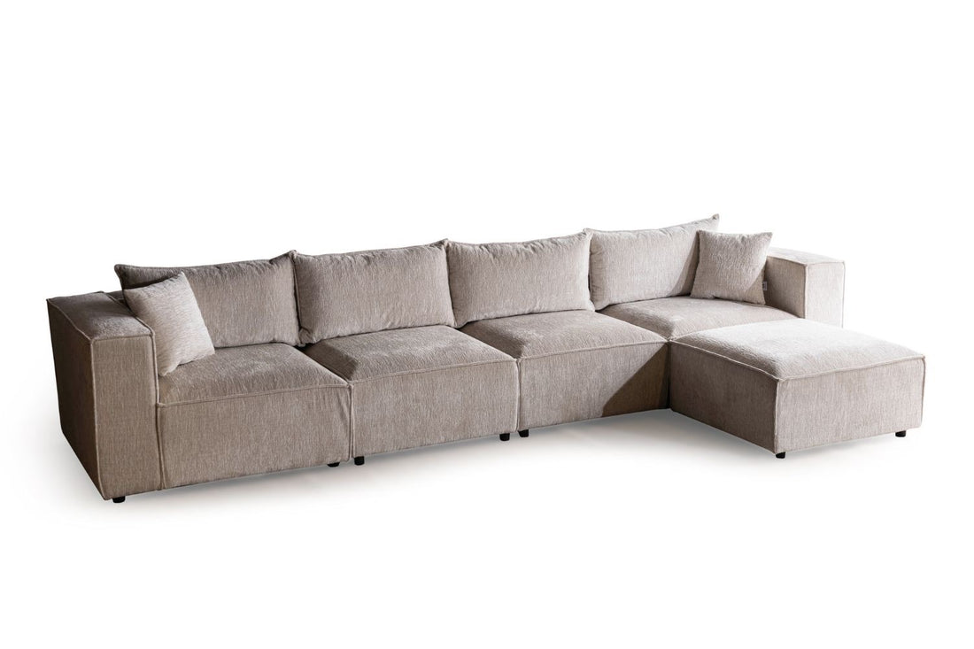 Canapé SM-élégance modulable Marbella Beige 4+1