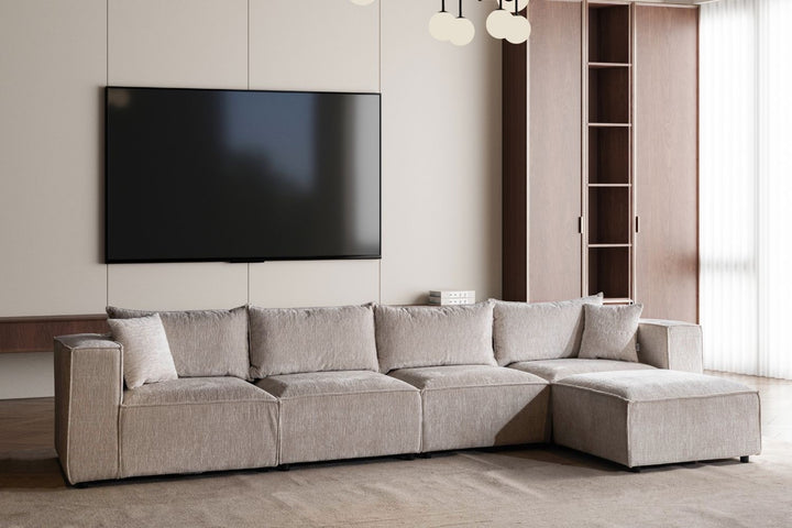 Canapé SM-élégance modulable Marbella Beige 4+1