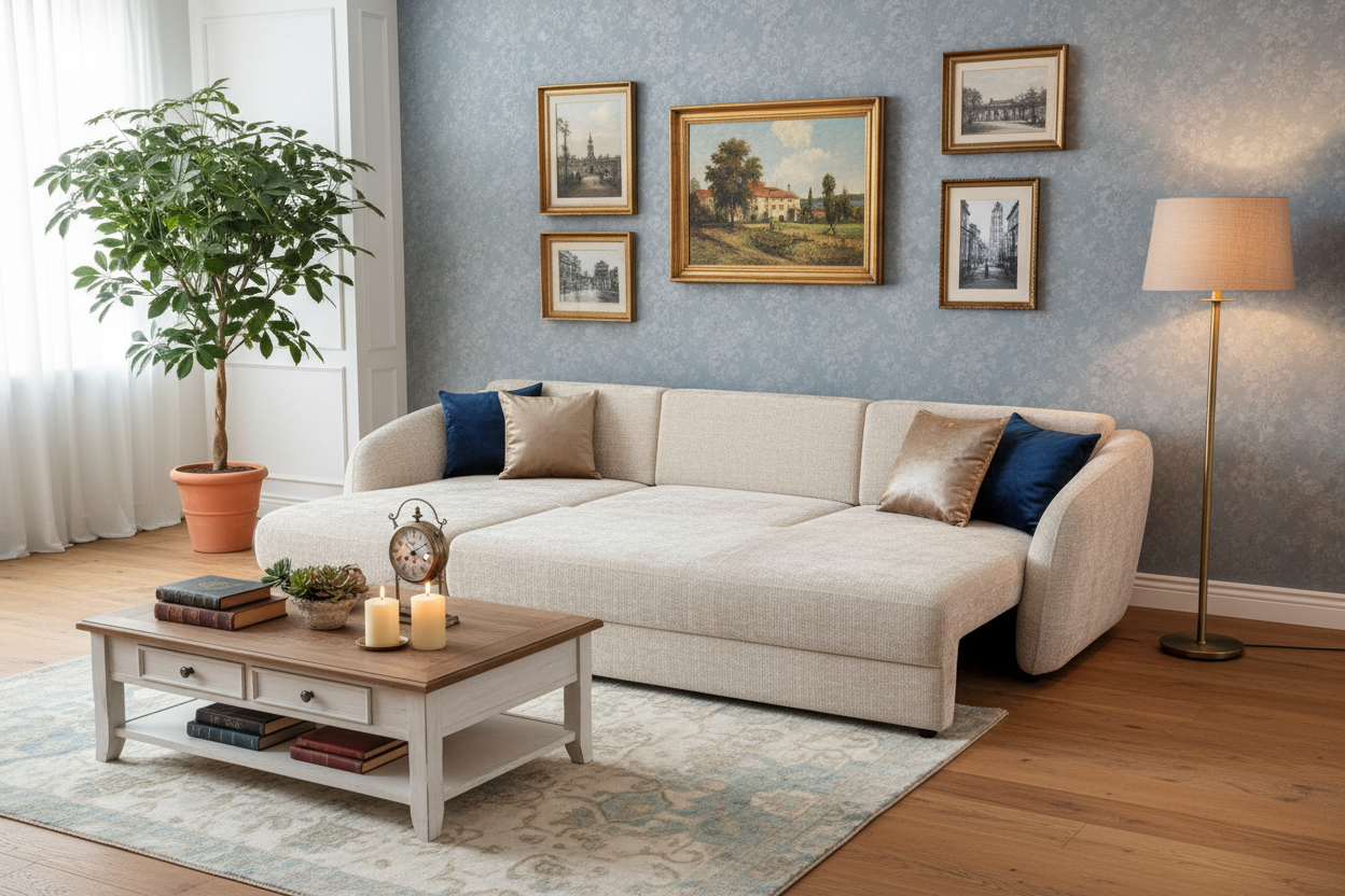 Canapé SM-d'angle porto marbella Blanc