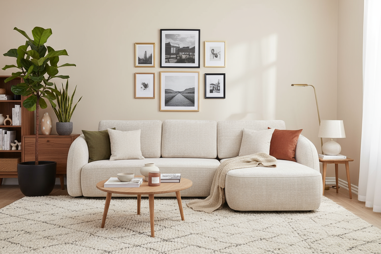 Canapé SM-d'angle porto marbella Blanc