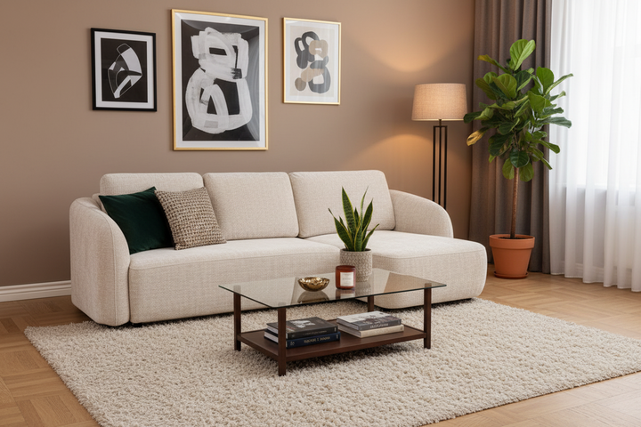 Canapé SM-d'angle porto marbella Blanc