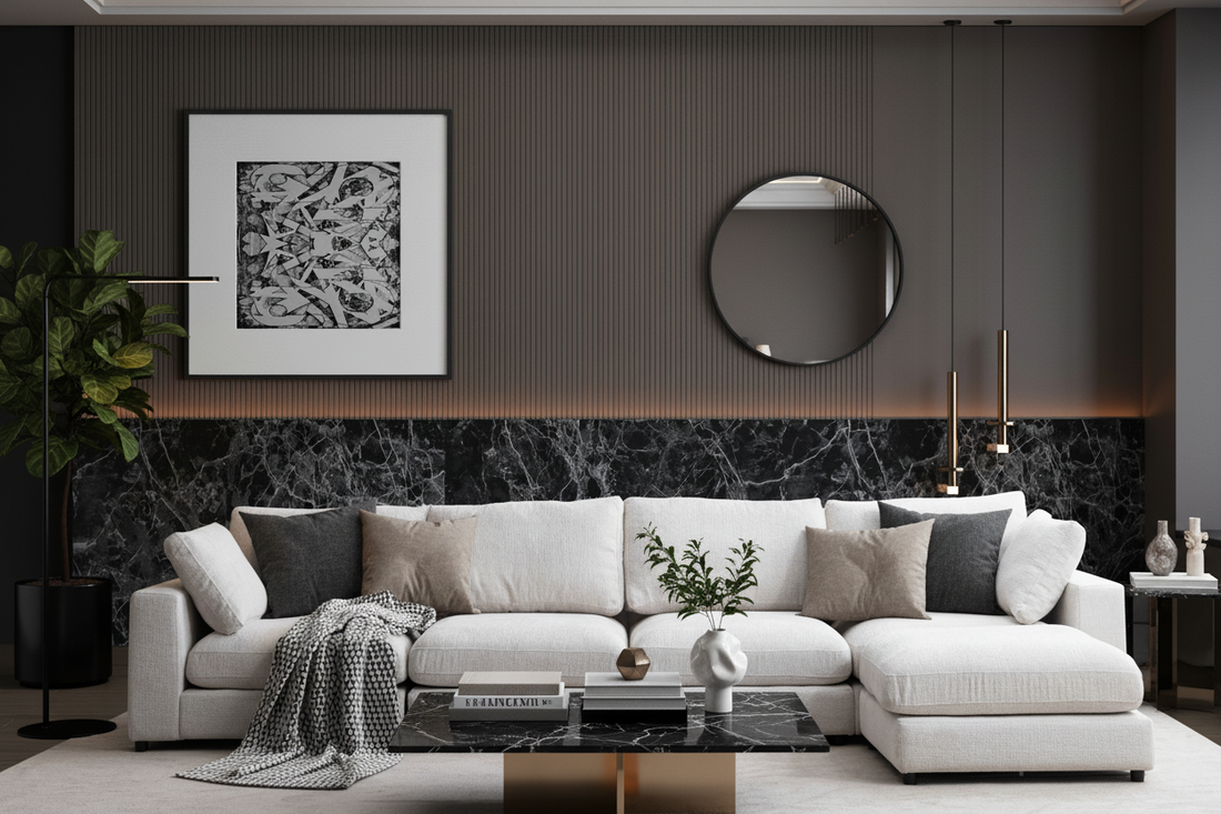 Canapé ERM-Julia Modulable Chenille 4+1