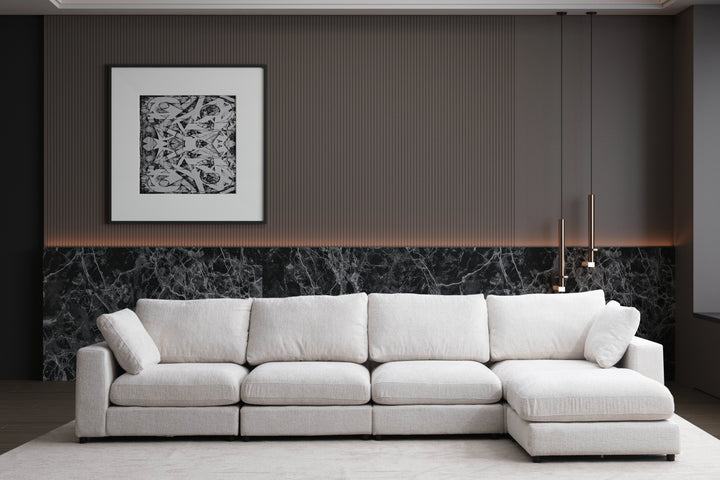 Canapé ERM-Julia Modulable Chenille 4+1